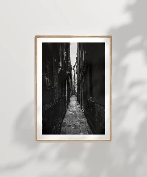 Çerçevesiz Poster Gölgede Kalan Yollar - 7