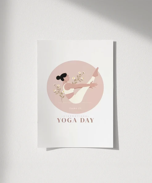 Çerçevesiz Poster Huzur Pozu ürün görseli