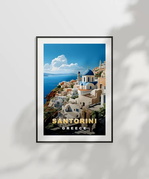 Çerçevesiz Poster Yunan Adalarının Güzelliği - Resim 6