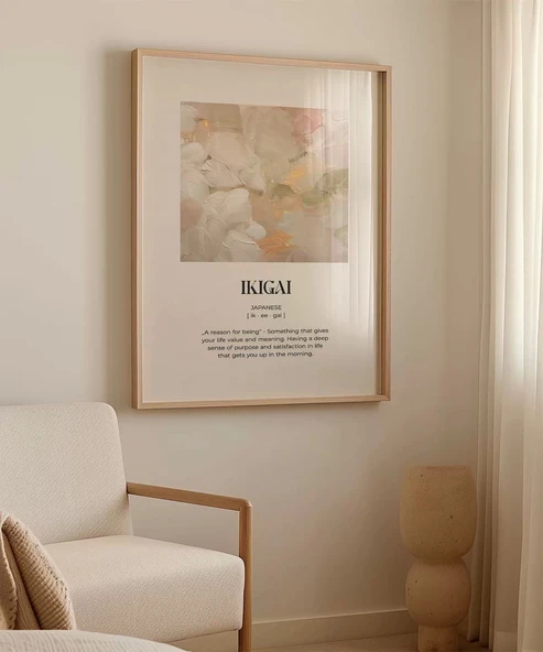 Çerçevesiz Poster Hayatın Sebebi - Resim 5