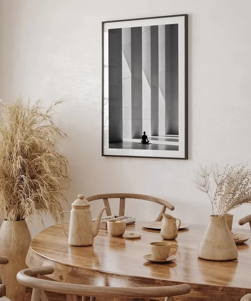 Çerçevesiz Poster Sükunetin Merkezinde - Resim 5