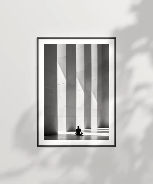 Çerçevesiz Poster Sükunetin Merkezinde - Resim 2