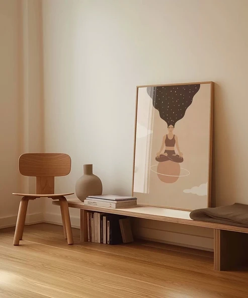 Çerçevesiz Poster Kozmik Denge - Resim 4