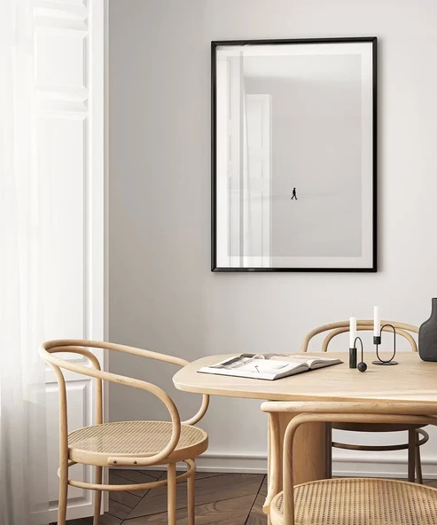 Çerçevesiz Poster Sessizlikte Tek Başına - Resim 3