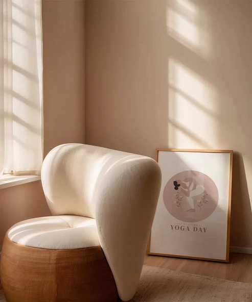 Çerçevesiz Poster Dingin ve Dengede - Resim 5