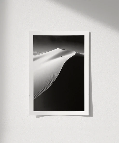 Çerçevesiz Poster Kumun İzinde ürün görseli