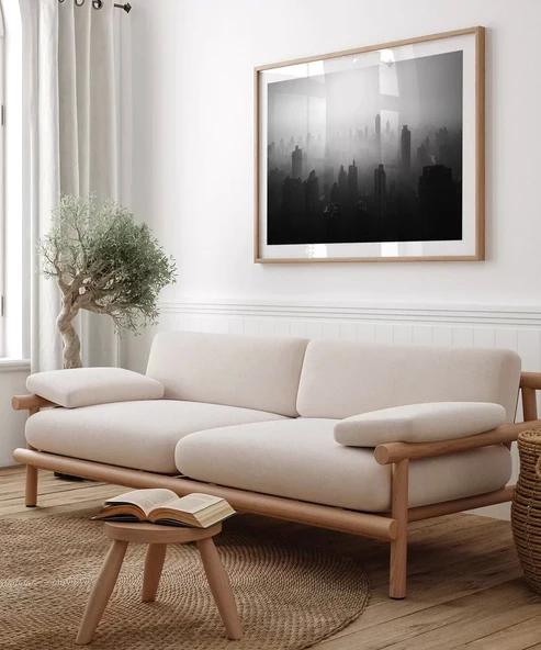 Çerçevesiz Poster Gölgeler İçinde Metropol - Resim 5