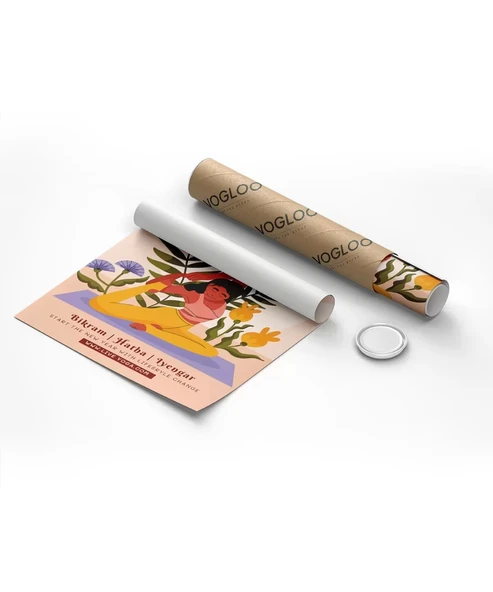 Çerçevesiz Poster Haftalık Yoga Akışı - Resim 8