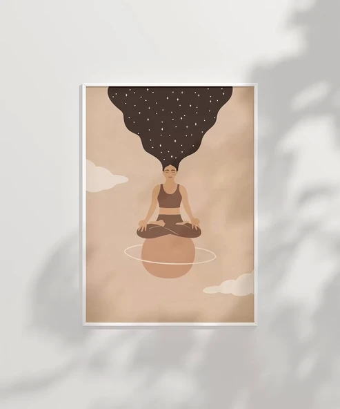 Çerçevesiz Poster Kozmik Denge - Resim 2