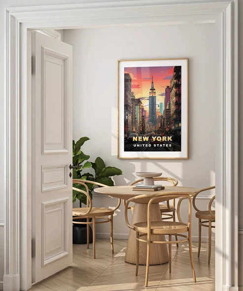 Çerçevesiz Poster Gökyüzüne Uzanış - Resim 3