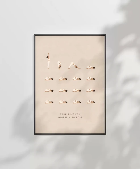 Çerçevesiz Poster Kendine Zaman Ver - Resim 6