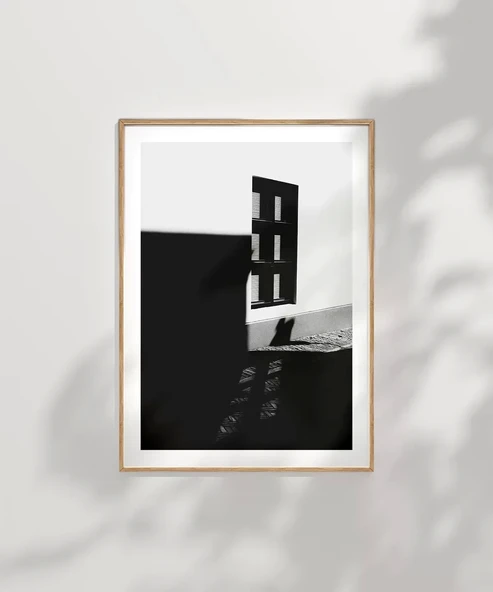 Çerçevesiz Poster Işığın Geçişi - Resim 7