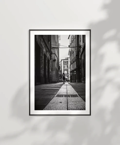 Çerçevesiz Poster Sokakların Sessizliği - Resim 2