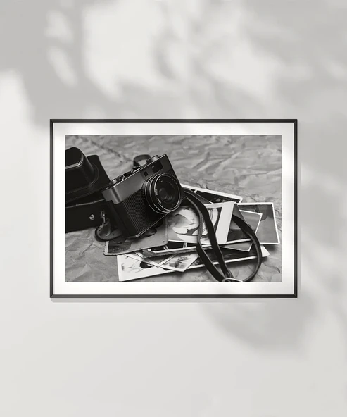 Çerçevesiz Poster Nostalji ve Objektif - Resim 2