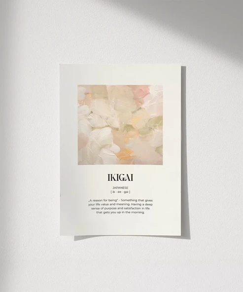 Çerçevesiz Poster Hayatın Sebebi ürün görseli