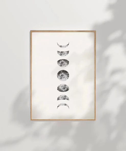 Çerçevesiz Poster Ay Işığının Ritmi - Resim 7