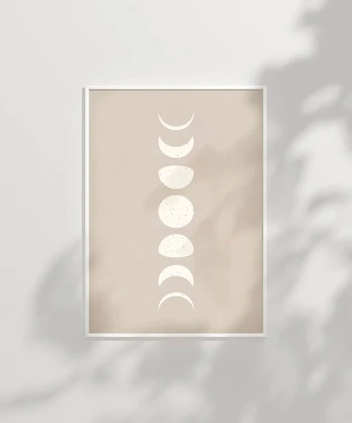 Çerçevesiz Poster Ayın Ritmi - Resim 2