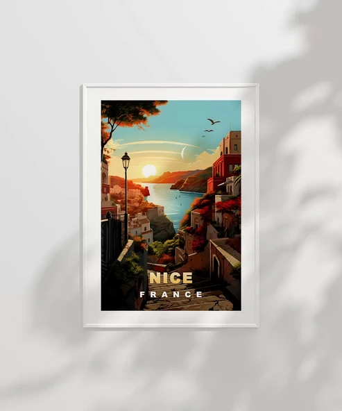 Çerçevesiz Poster Fransa'nın Akdeniz İncisi - Resim 2