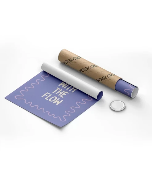 Çerçevesiz Poster Bırak Akış Götürsün - Resim 8