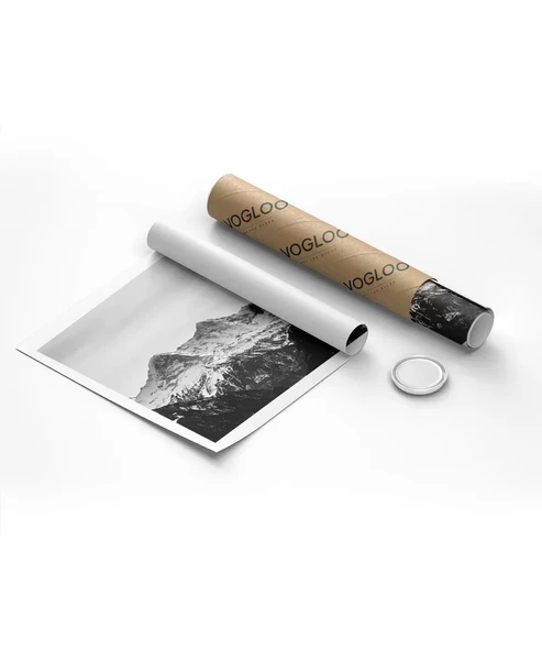 Çerçevesiz Poster Karla Kaplı Zirveler - Resim 8