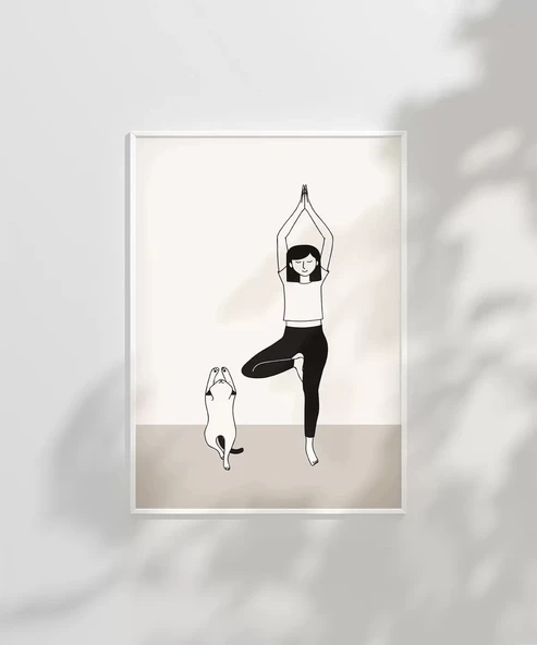 Çerçevesiz Poster Mırıldayan Denge - Resim 2