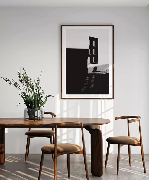 Çerçevesiz Poster Işığın Geçişi - Resim 3