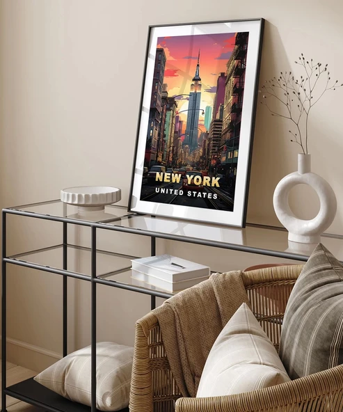 Çerçevesiz Poster Gökyüzüne Uzanış - Resim 4