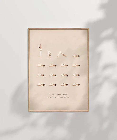 Çerçevesiz Poster Kendine Zaman Ver - Resim 7