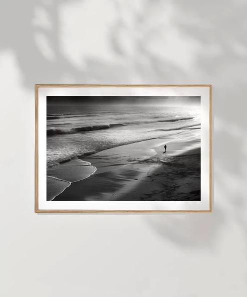 Çerçevesiz Poster Kıyıya Vuran Düşünceler - Resim 7