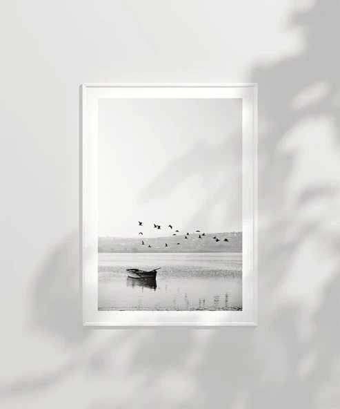 Çerçevesiz Poster Özgürlüğe Kanat Çırpışı - Resim 6