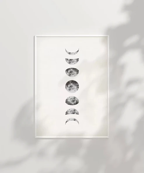 Çerçevesiz Poster Ay Işığının Ritmi - Resim 2