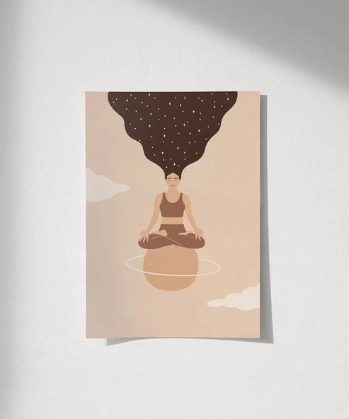 Çerçevesiz Poster Kozmik Denge ürün görseli