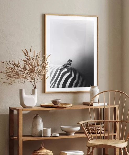 Çerçevesiz Poster Çizgilerin Üzerinde - Resim 4