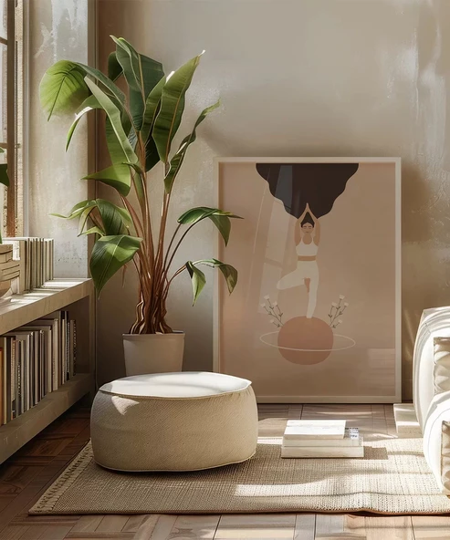 Çerçevesiz Poster Gezegende Sükunet - Resim 5