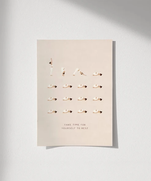 Çerçevesiz Poster Kendine Zaman Ver ürün görseli