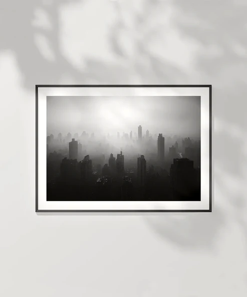 Çerçevesiz Poster Gölgeler İçinde Metropol - Resim 2