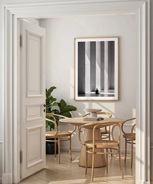 Çerçevesiz Poster Sükunetin Merkezinde - Resim 3