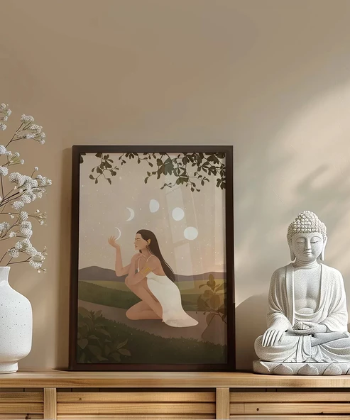 Çerçevesiz Poster Işığın Ritmi - Resim 3