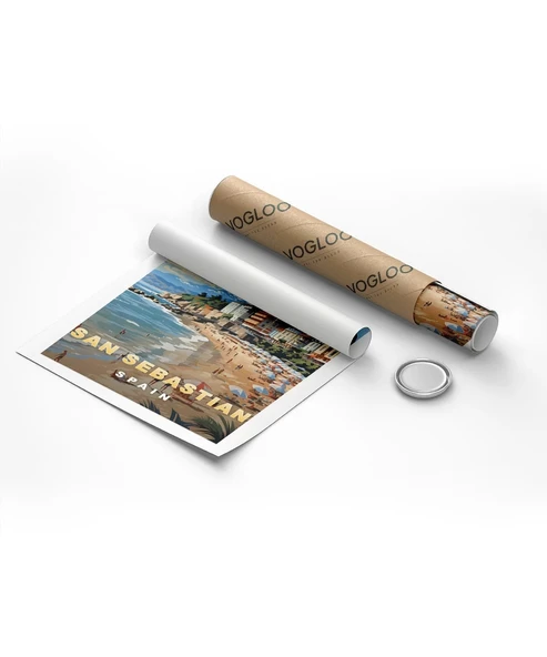 Çerçevesiz Poster San Sebastian'ın Sahil Büyüsü - Resim 8