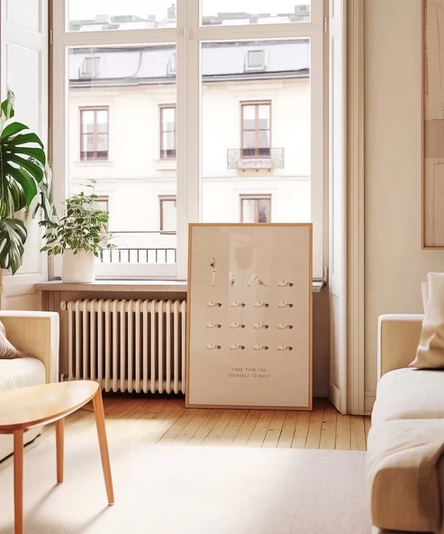 Çerçevesiz Poster Kendine Zaman Ver - Resim 3