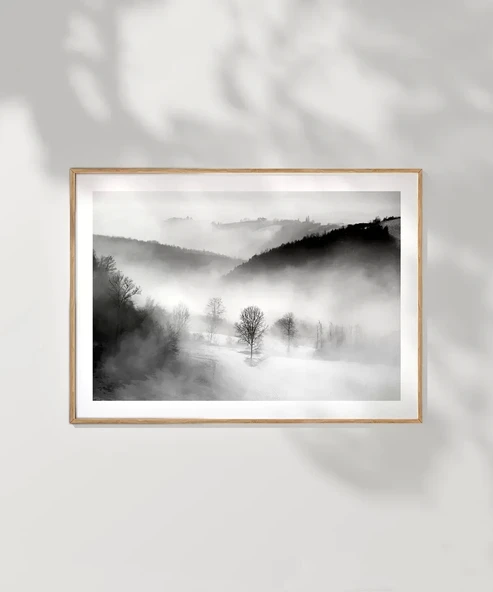 Çerçevesiz Poster Doğanın Perdesi - Resim 7