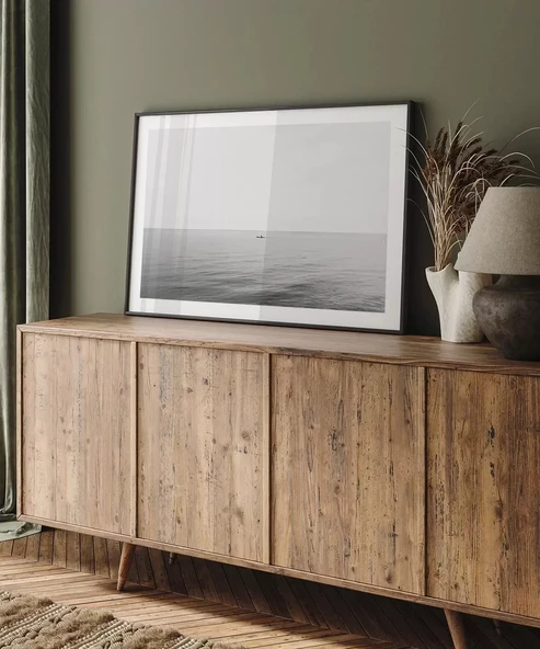 Çerçevesiz Poster Denizin Ortasında - Resim 5