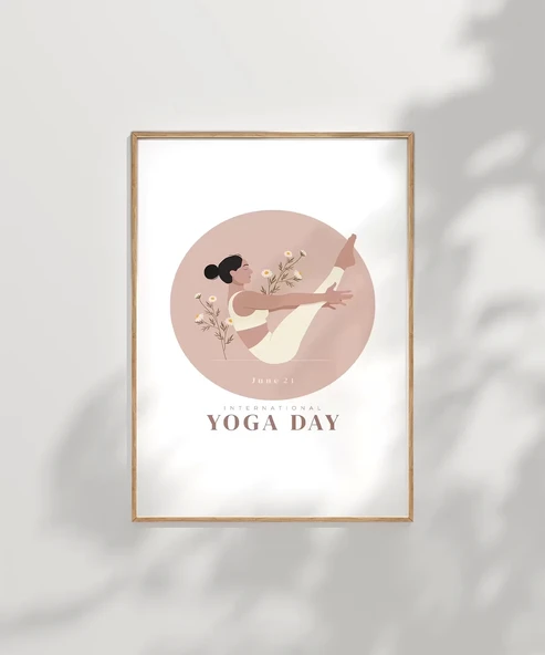 Çerçevesiz Poster Huzur Pozu - Resim 7