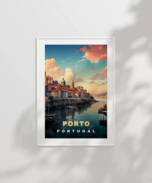 Çerçevesiz Poster Porto'nun Renkli Tepeleri - 2