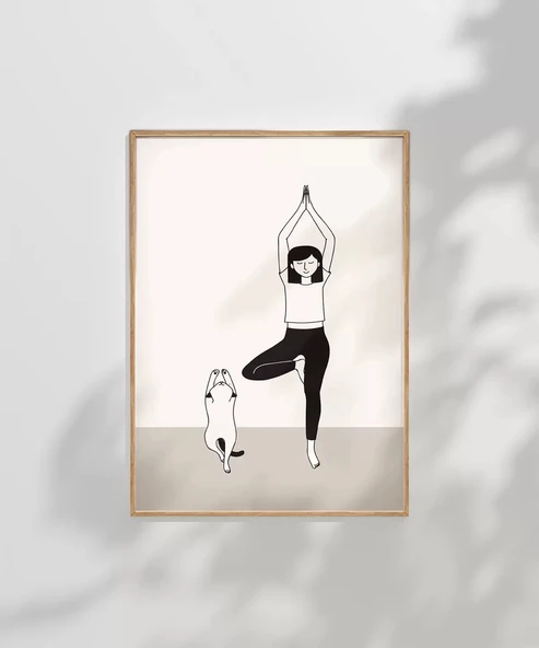 Çerçevesiz Poster Mırıldayan Denge - Resim 7