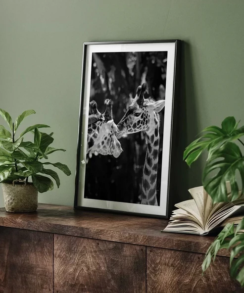 Çerçevesiz Poster Uzun Boylu Aşk - Resim 4