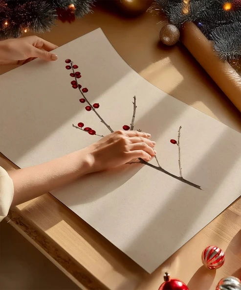 Çerçevesiz Poster Kokina Güzelliği - Resim 2