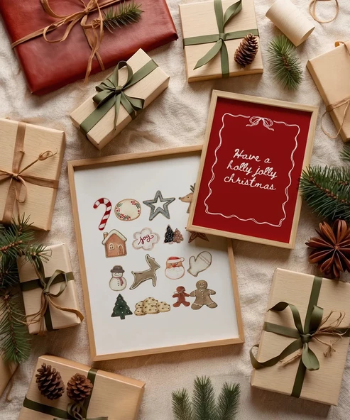 Çerçevesiz Poster Noel Yolculuğu:  2'li ürün görseli