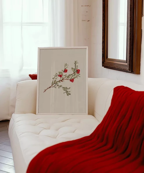 Çerçevesiz Poster Çiçek ürün görseli