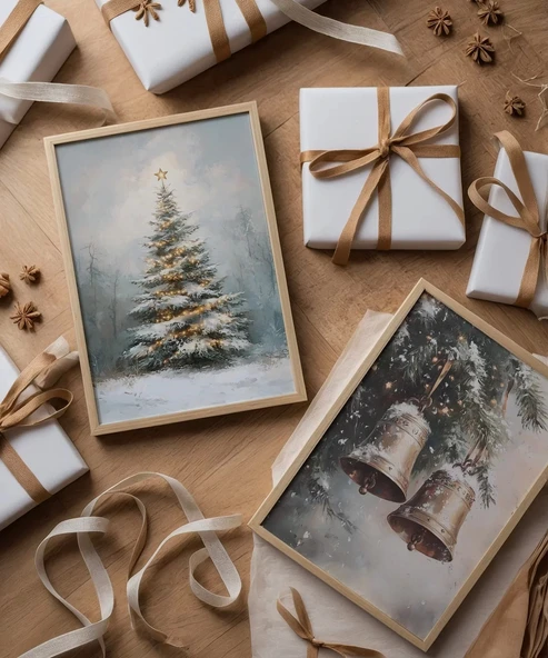 Çerçevesiz Poster Çan Ağacı Süprizi 2'li ürün görseli